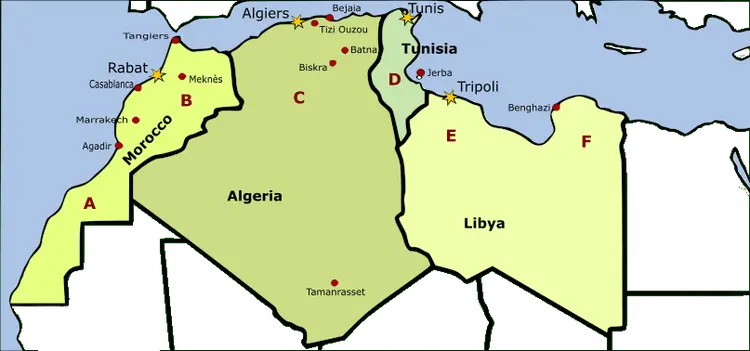 North Africa Arabic Languages